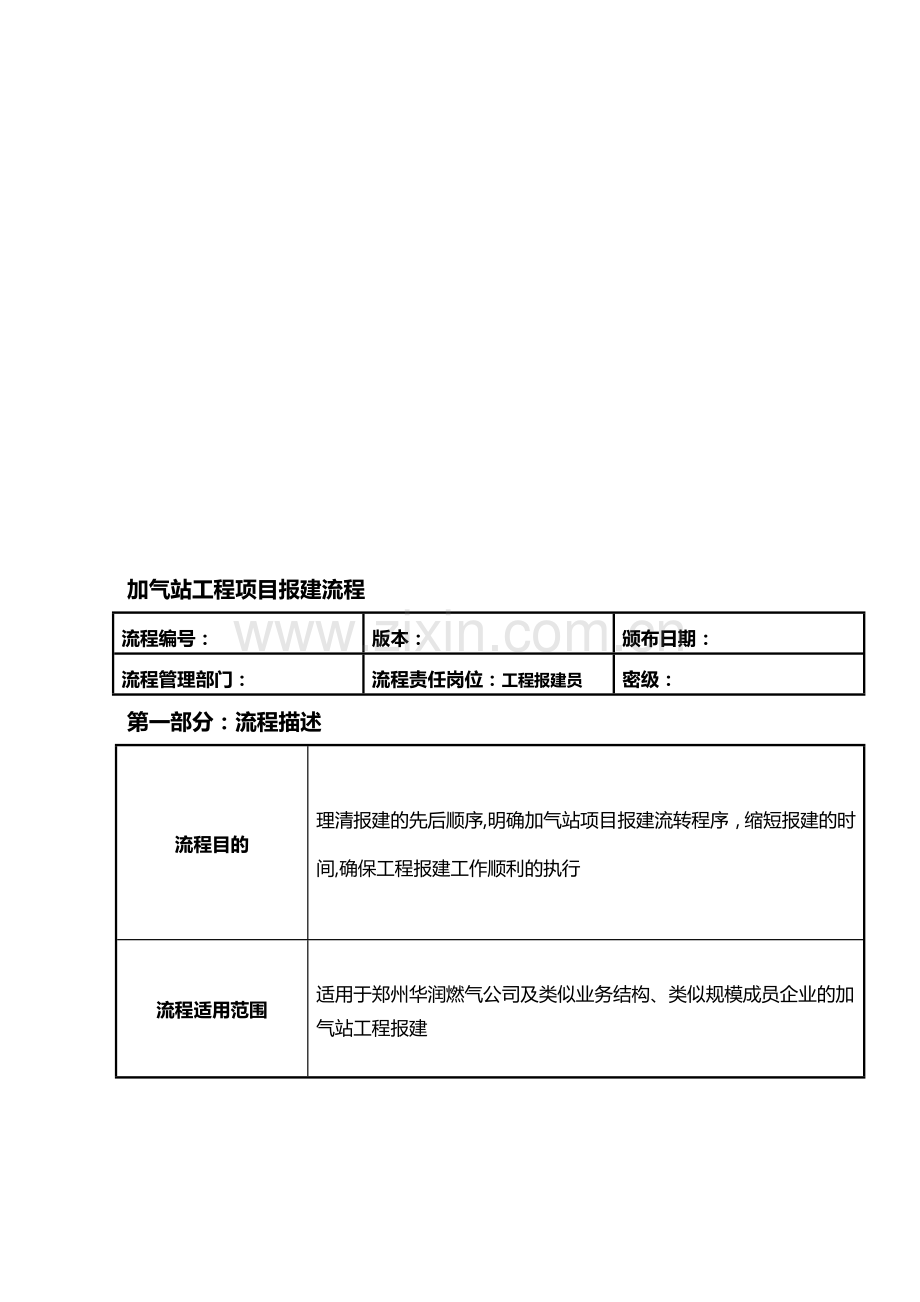 加气站工程项目手续办理流程.doc_第1页