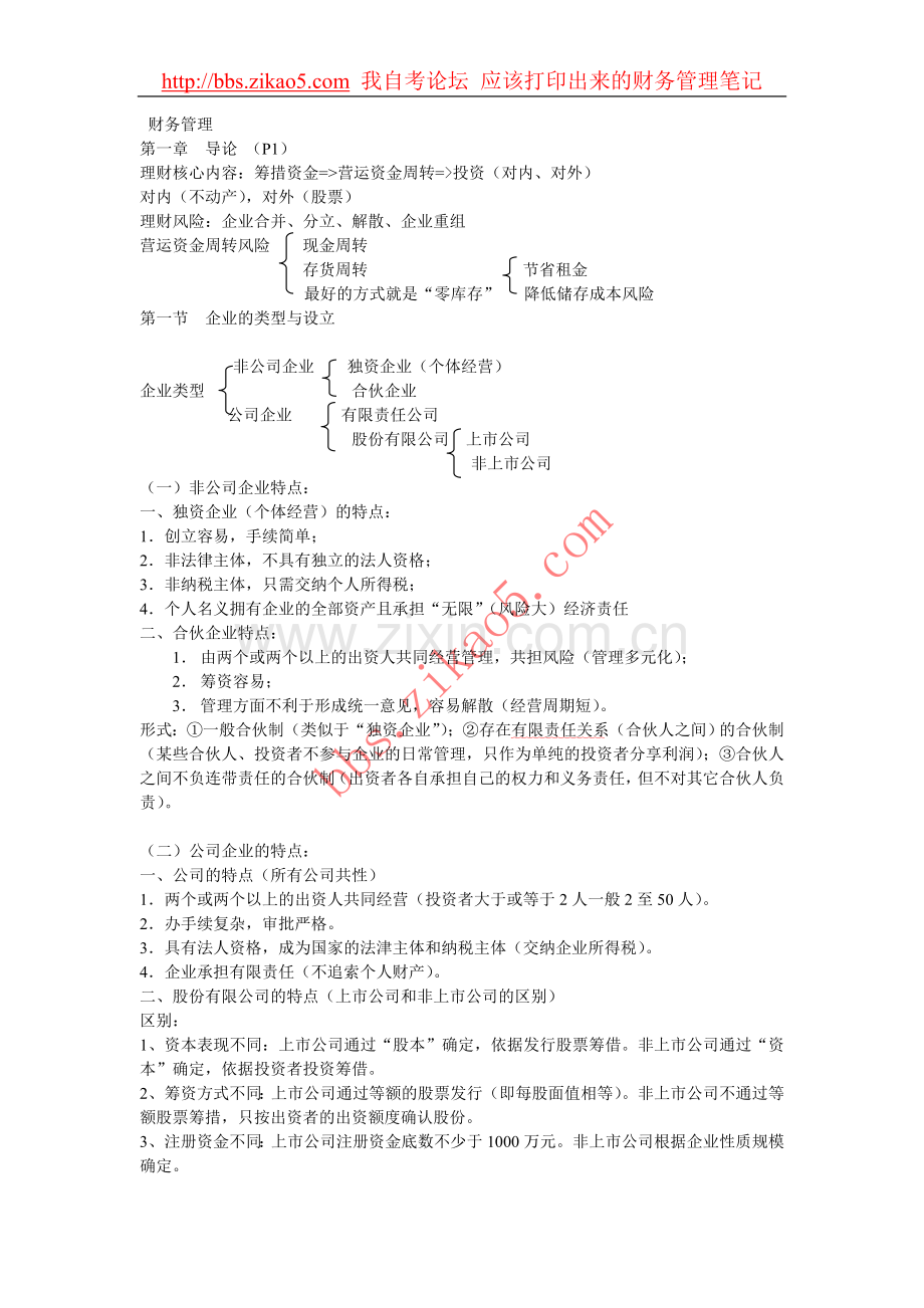 财务管理资料大全.doc_第1页