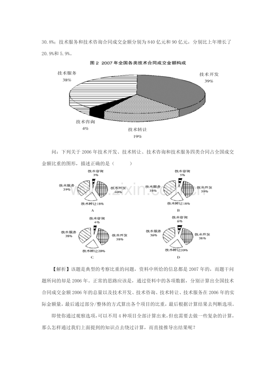 【行测】2015莆田行测答题技巧：资料分析之比重与增长率的关系.doc_第2页