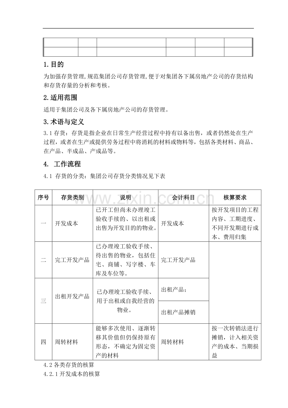 房地产公司存货管理作业指引模版.doc_第2页