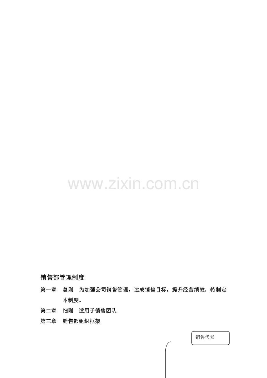 销售管理制度--销售部管理流程及销售提成.doc_第1页