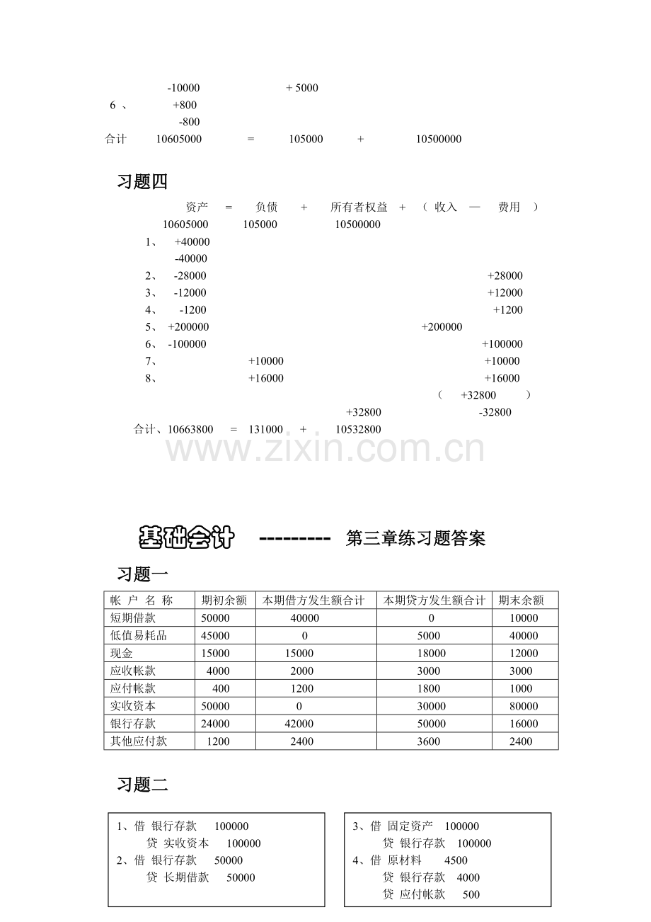 2010电大基础会计形成性考核册.doc_第2页