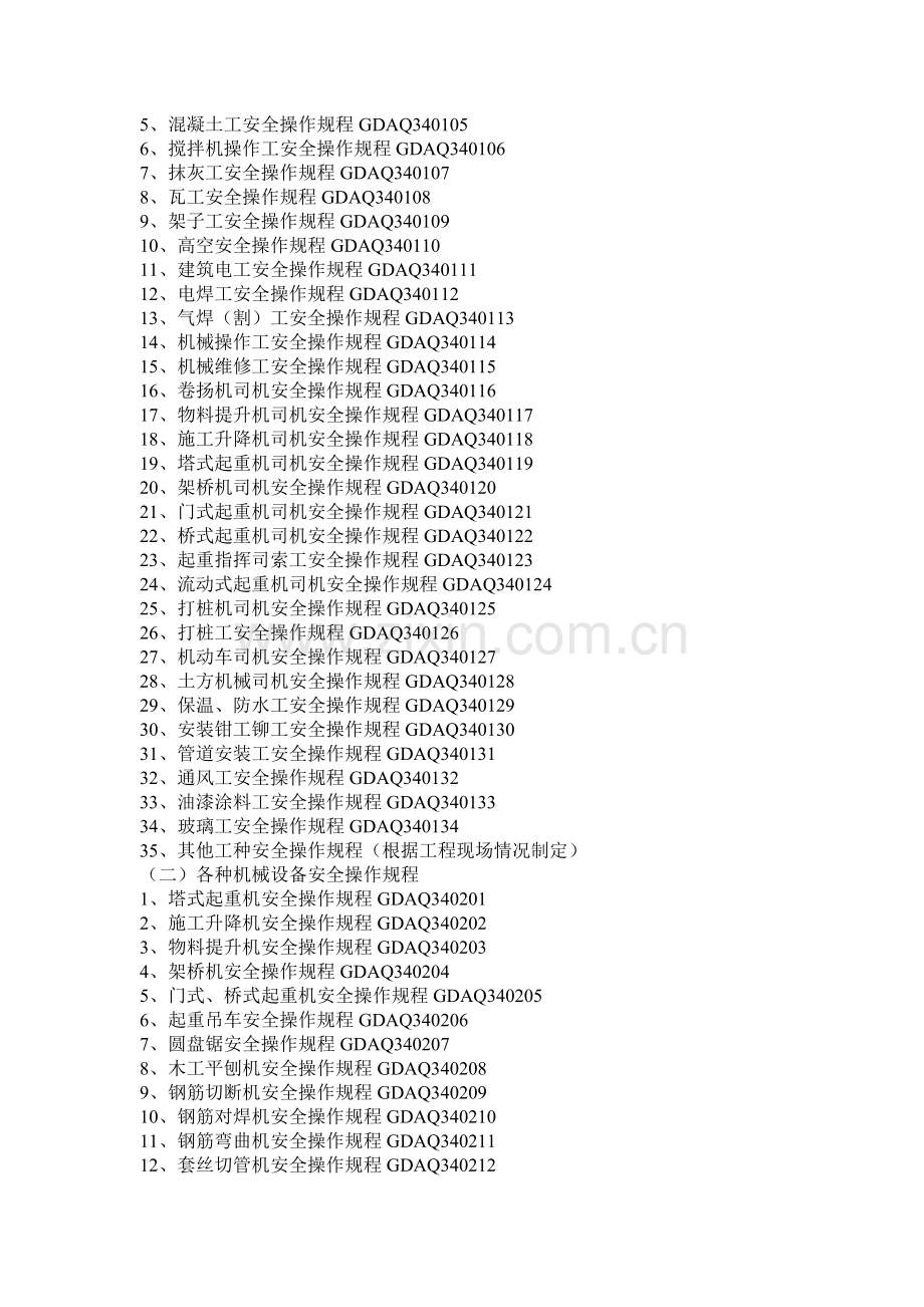2011版工程项目安全生产管理资料组卷目录.doc_第2页