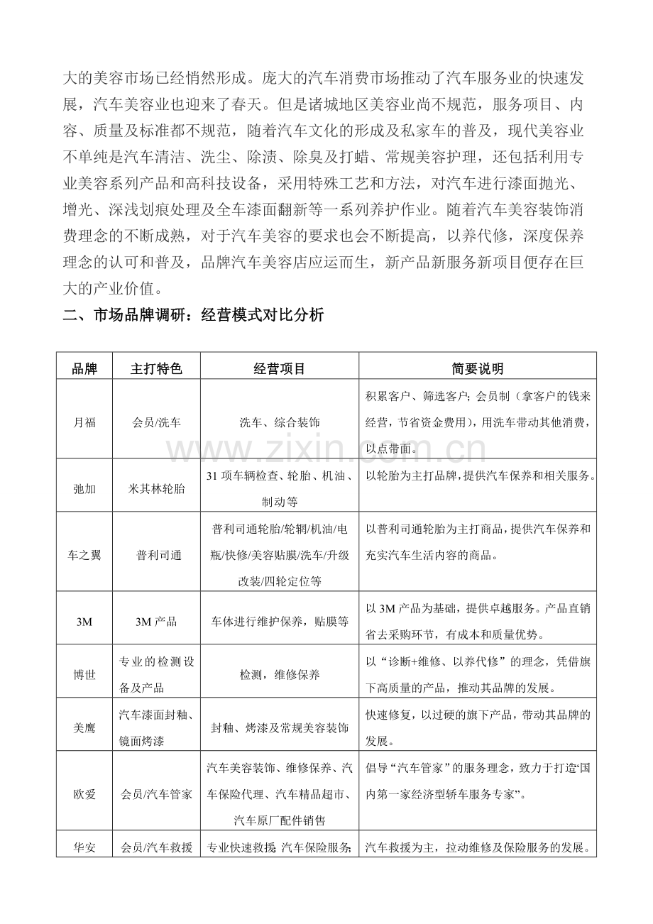 汽车美容及售后服务分析报告.doc_第2页