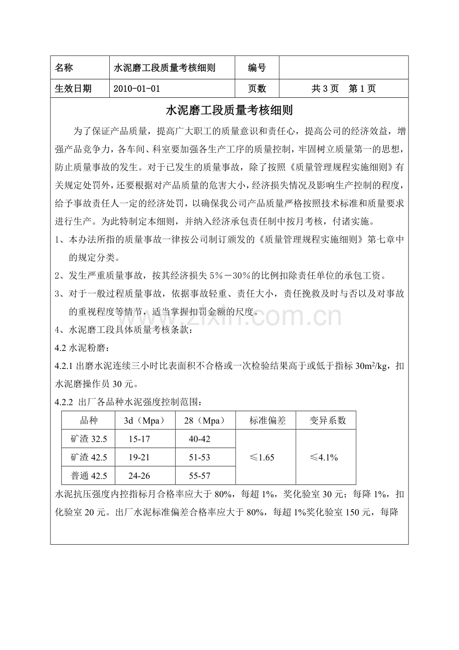 10年水泥磨质量考核细则.doc_第2页