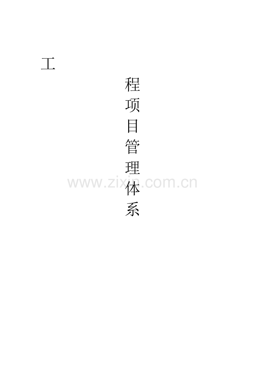 工程项目管理体系11.doc_第1页