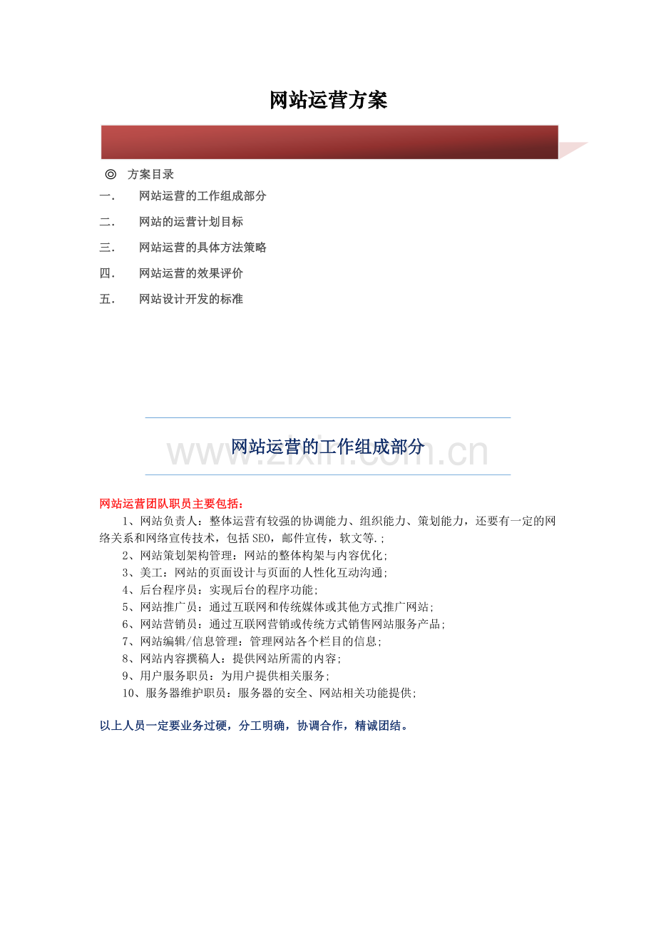 网站运营策划方案(1).doc_第1页