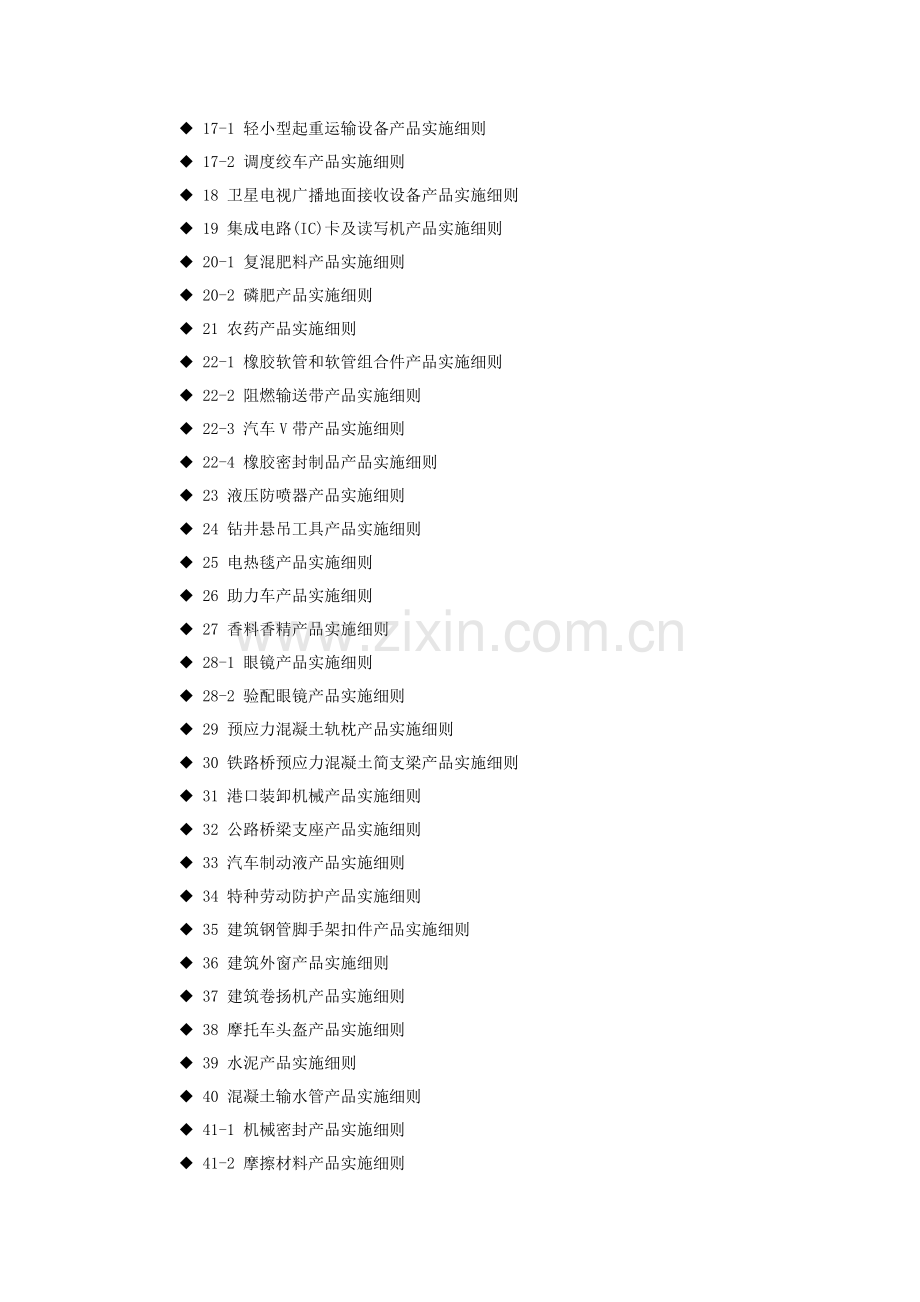 全国工业产品生产许可证总目录.doc_第2页