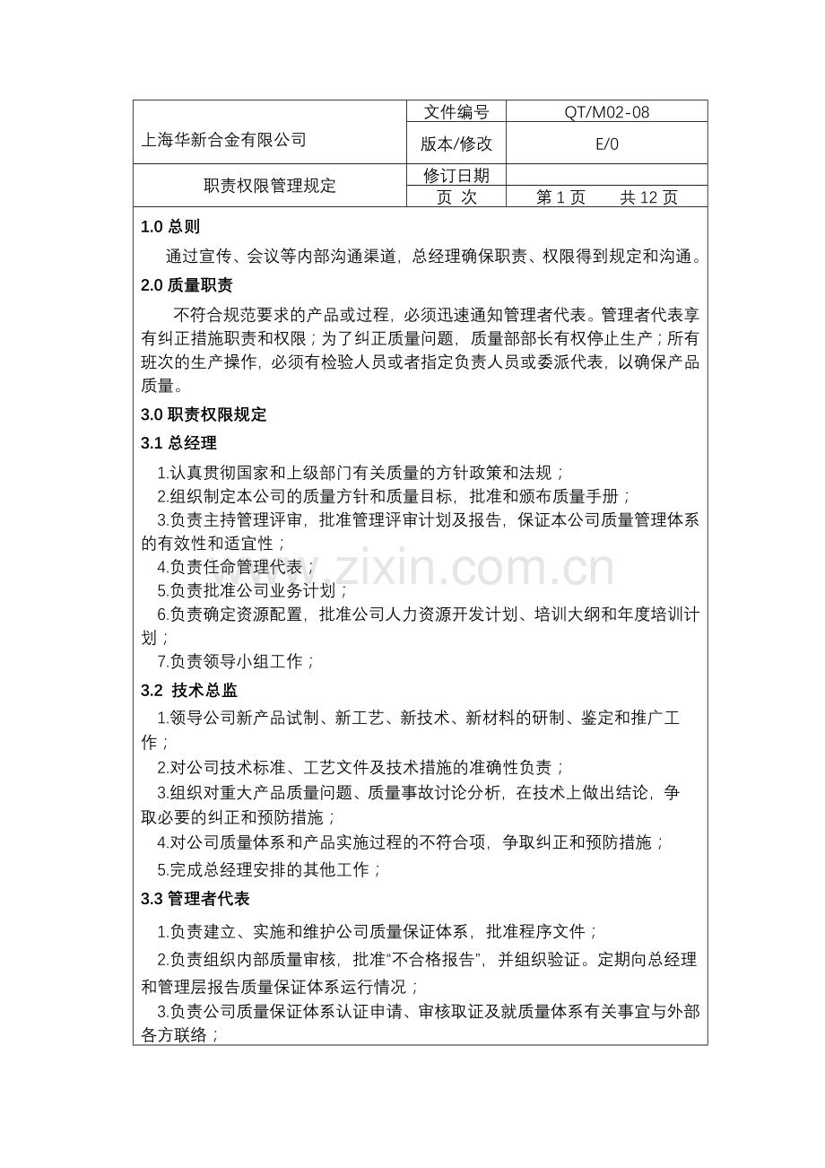 职责权限管理规定.doc_第1页