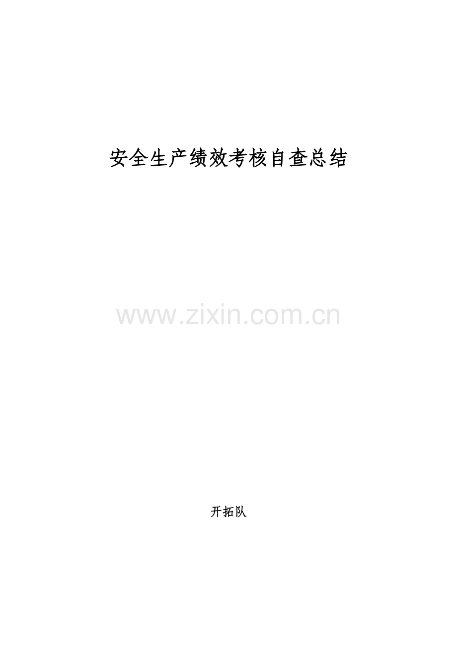 绩效考核自查总结.doc_第1页