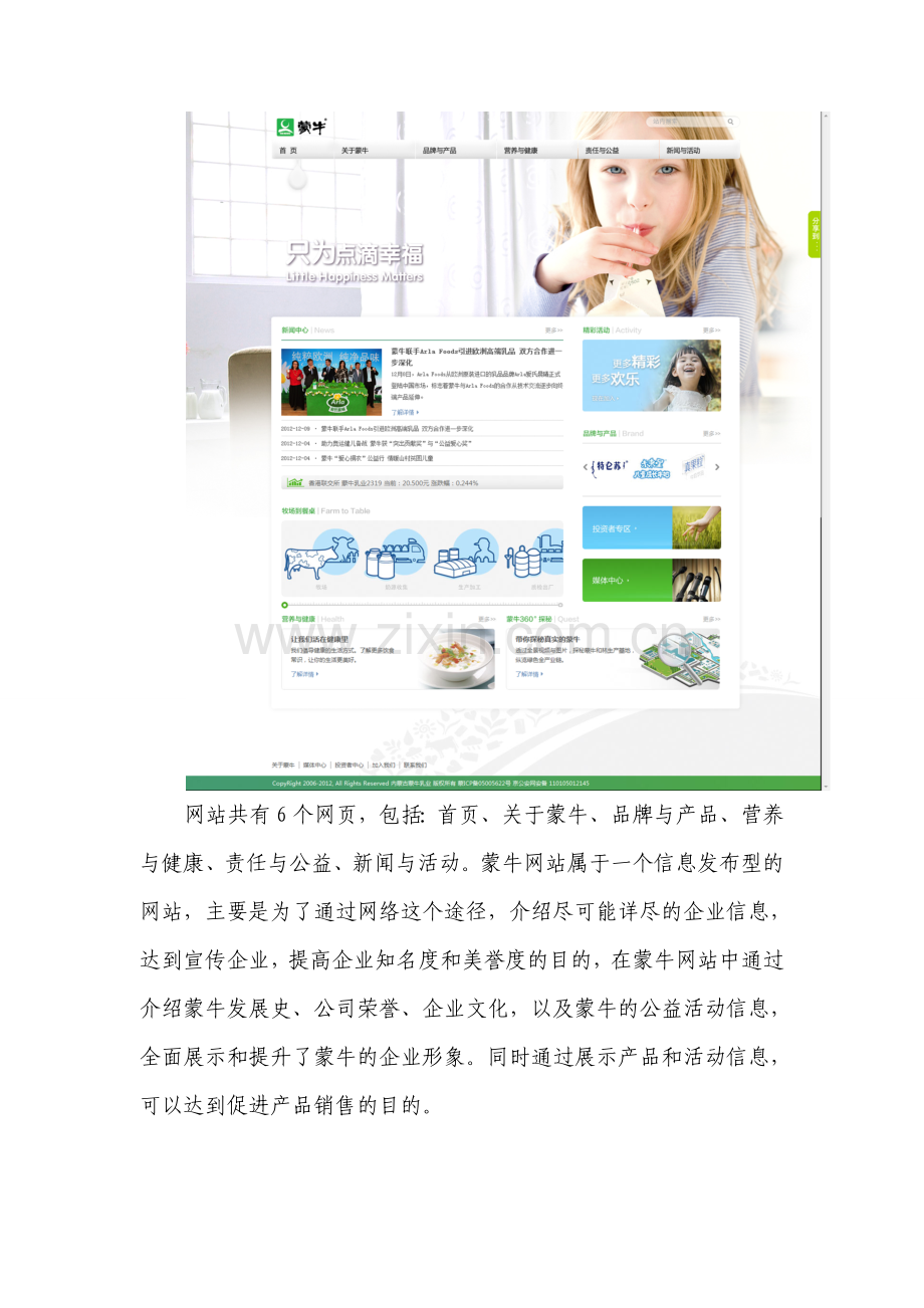 蒙牛企业网站诊断分析报告.doc_第2页