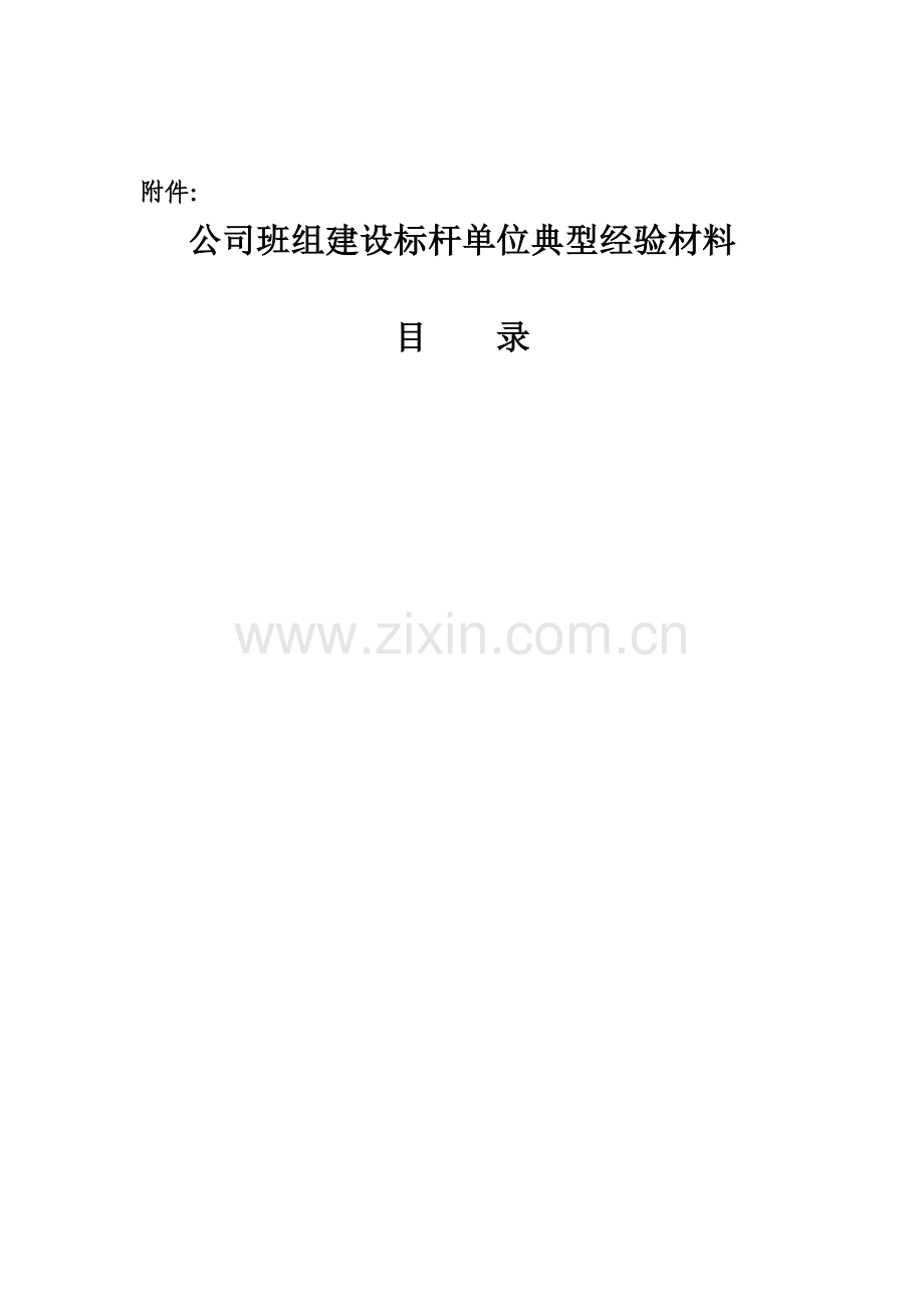 公司班组建设标杆单位典型经验材料-.doc_第1页