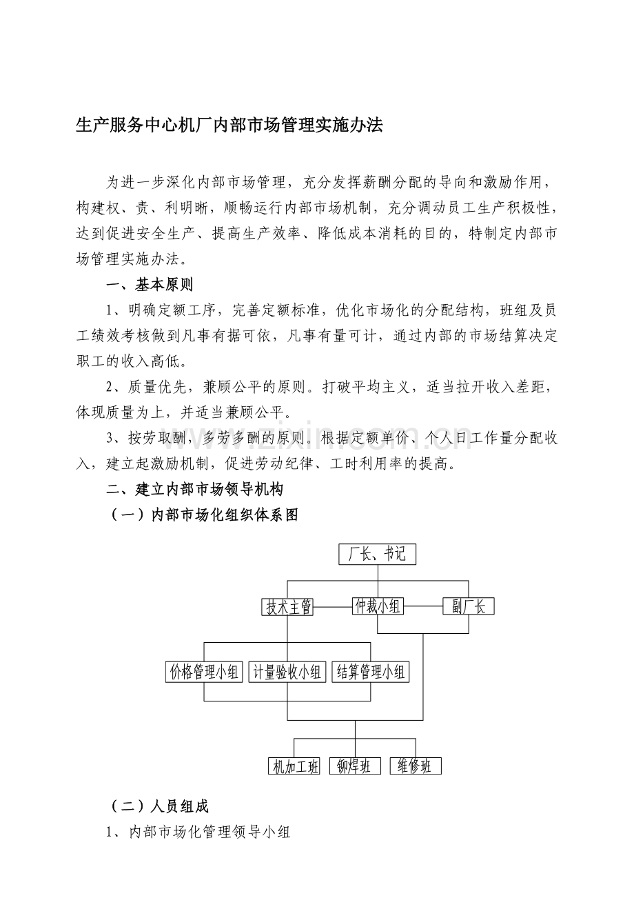 生产服务中心机厂内部市场化制度2015.4.22.doc_第1页