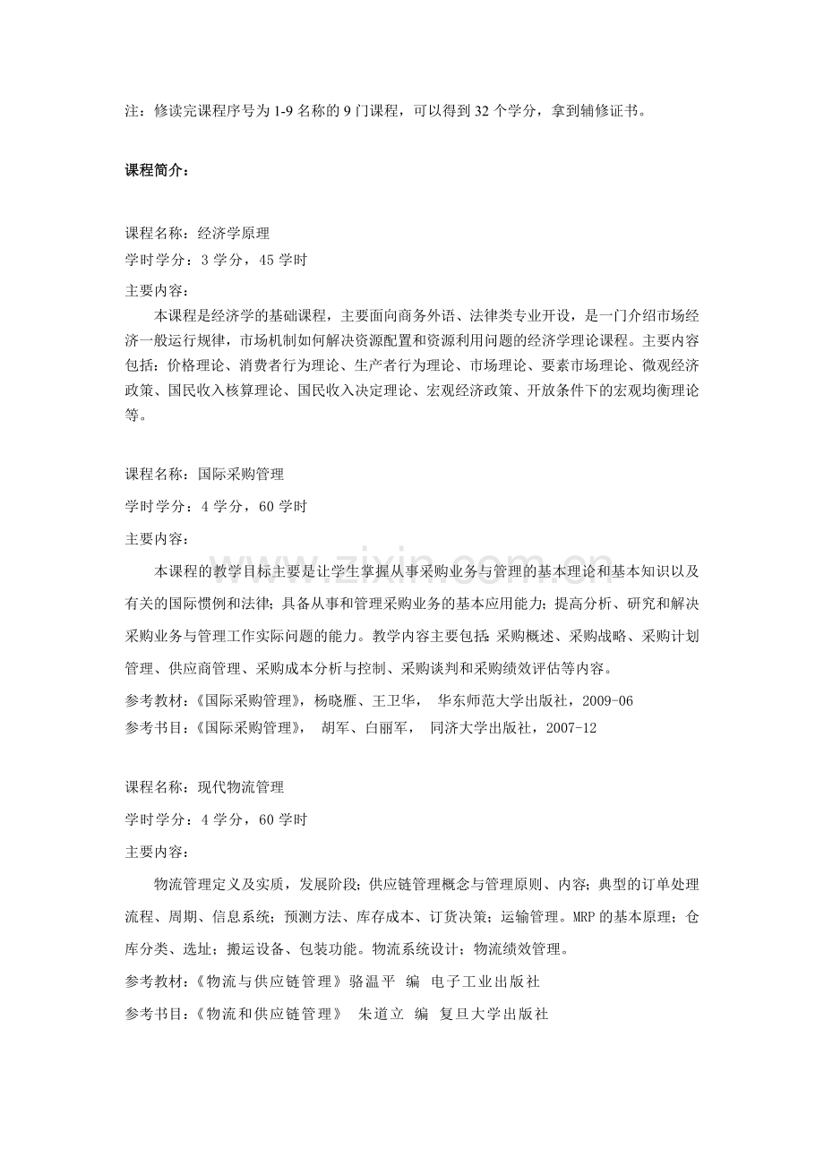 2012年物流管理辅修.doc_第2页