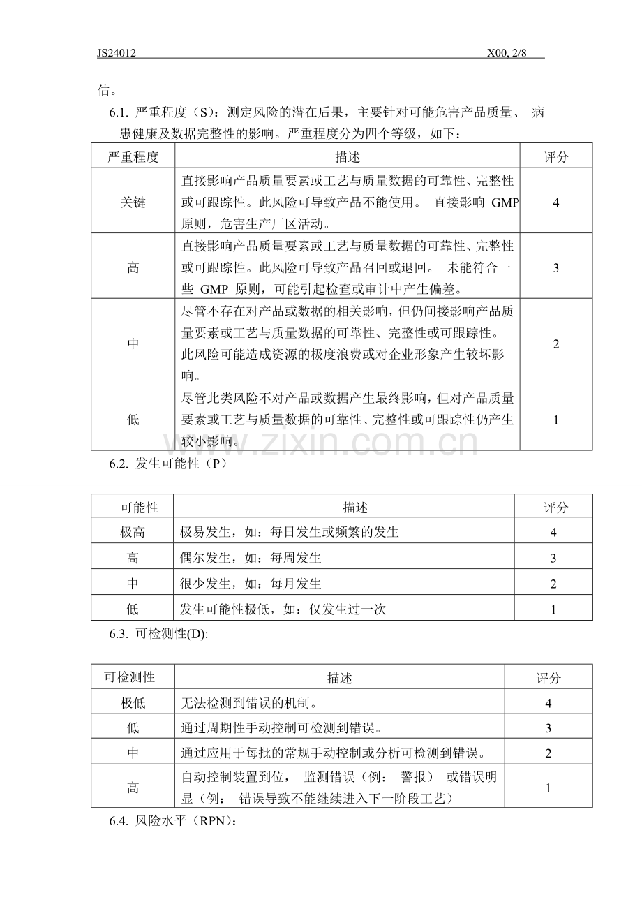 1、UV2600紫外分光光度计-风险评估报告.doc_第2页