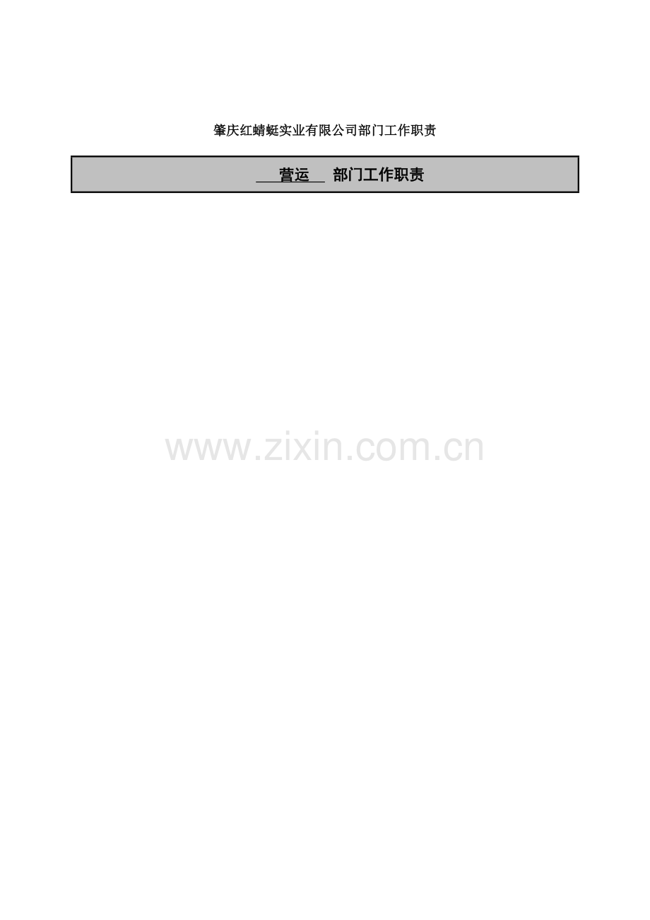 营运部门职责、岗位说明书-.doc_第2页