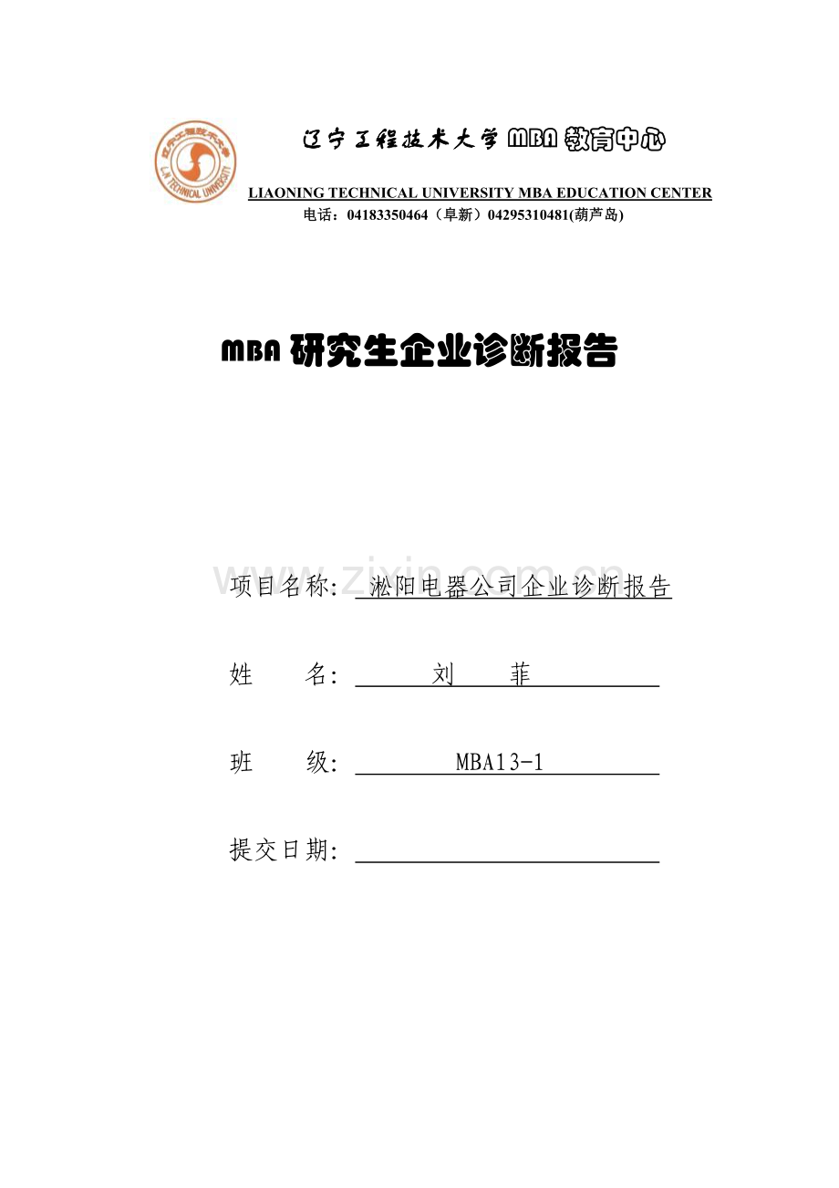 企业诊断报告.doc_第1页