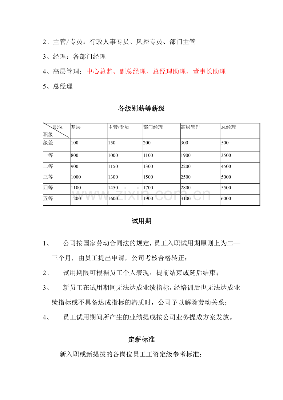 河南投资担保薪酬管理制度.doc_第2页