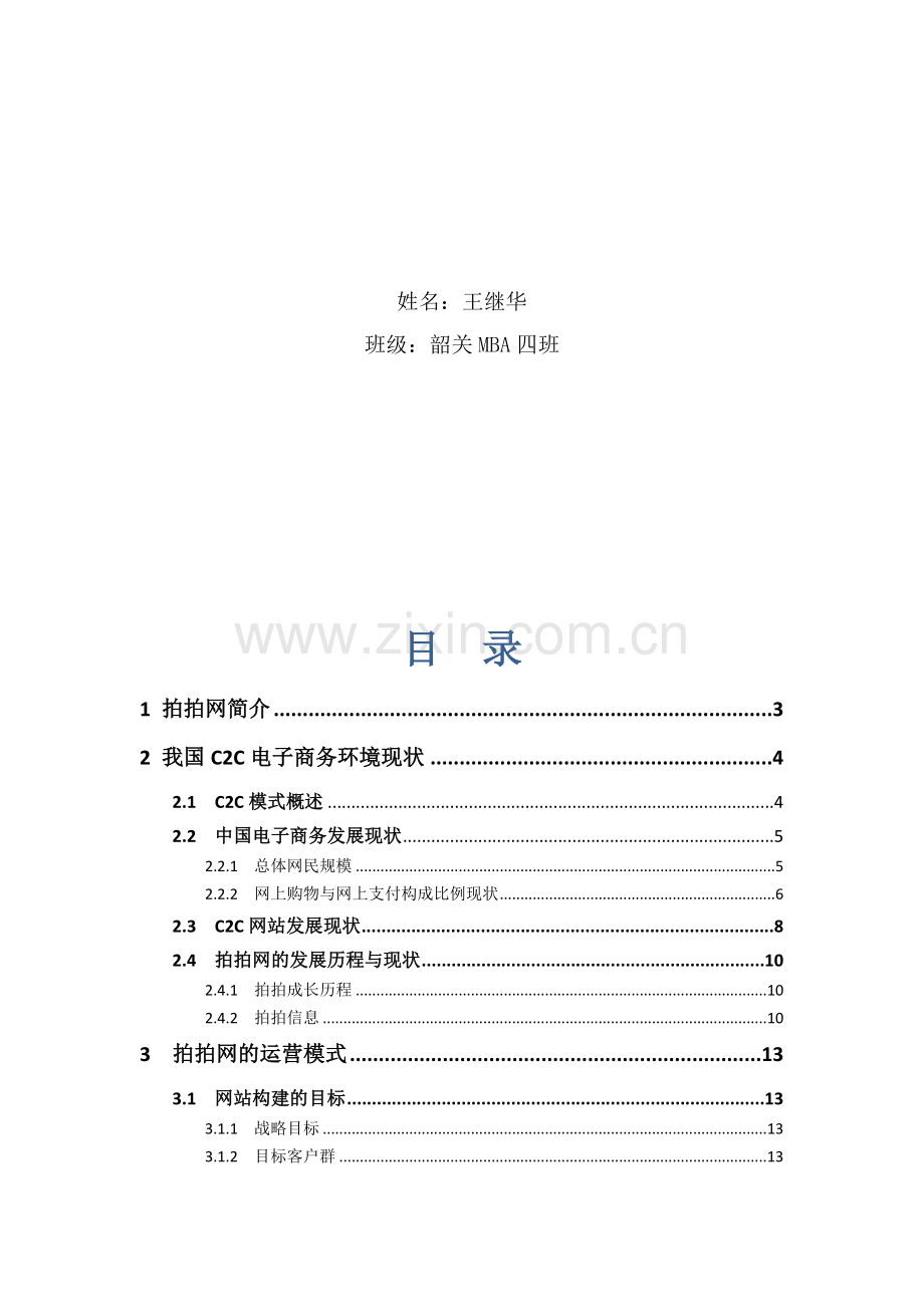 电子商务-拍拍网案例分析报告.doc_第2页