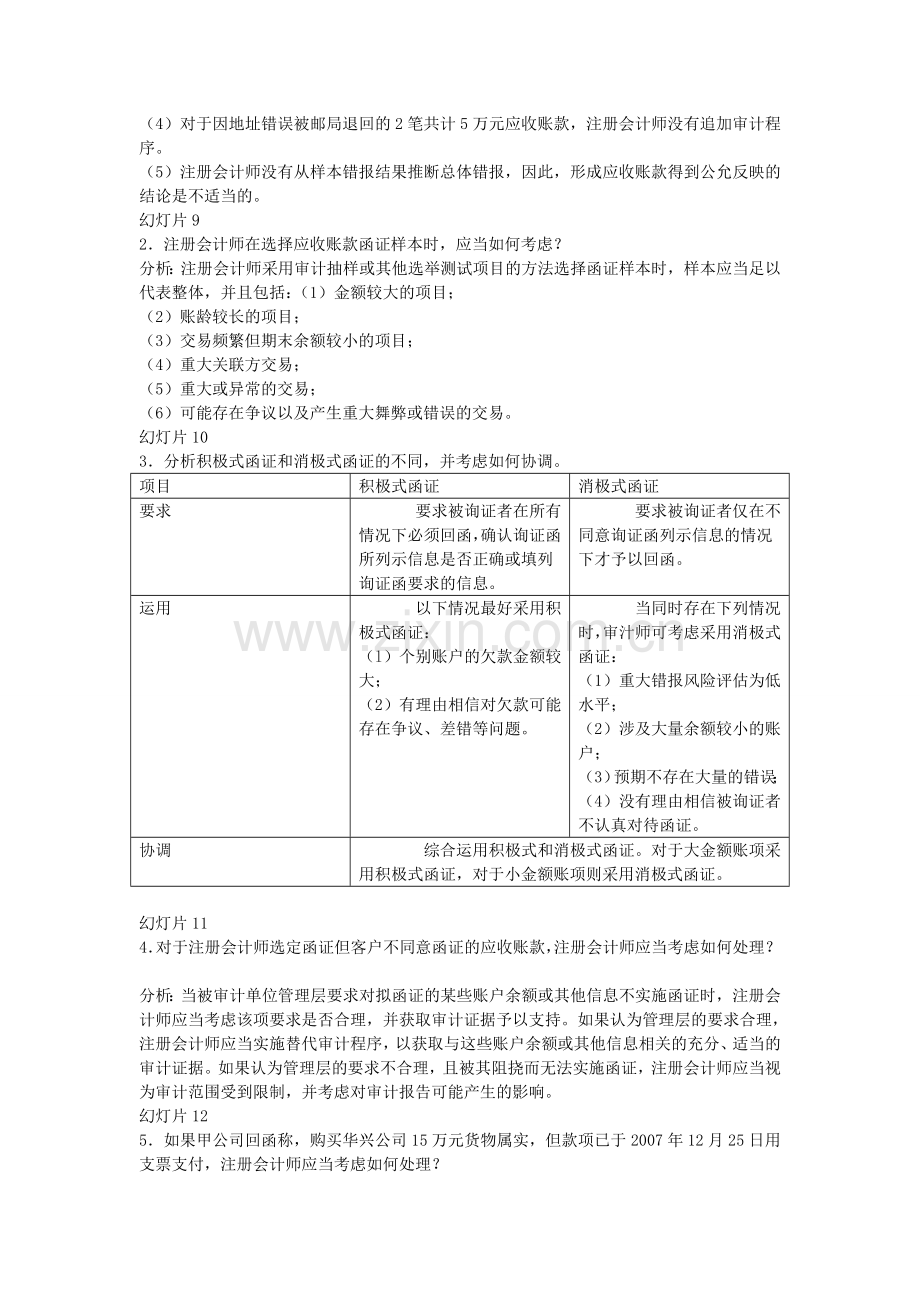 案例分析：函证的全面质量控制.doc_第2页