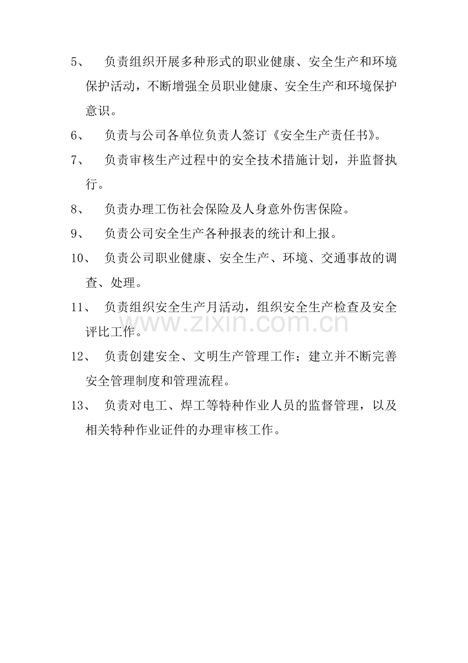 安全部长工作职责及要求.doc_第2页
