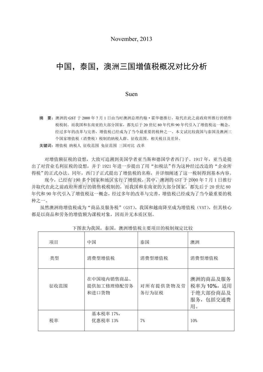 中国-泰国-澳洲三国增值税概况对比分析.doc_第2页
