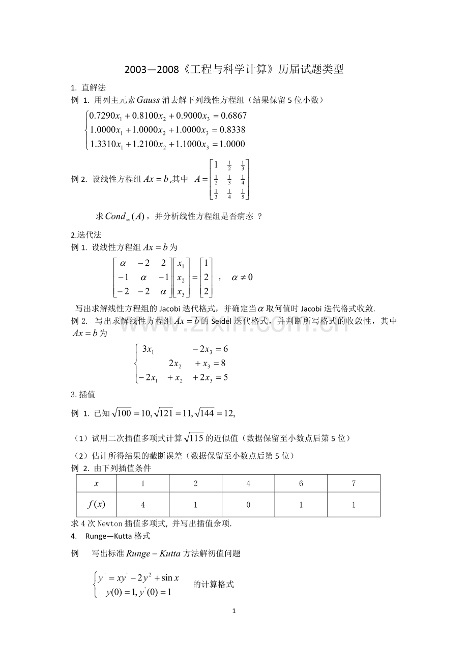 天津大学最优化历年试题.doc_第1页