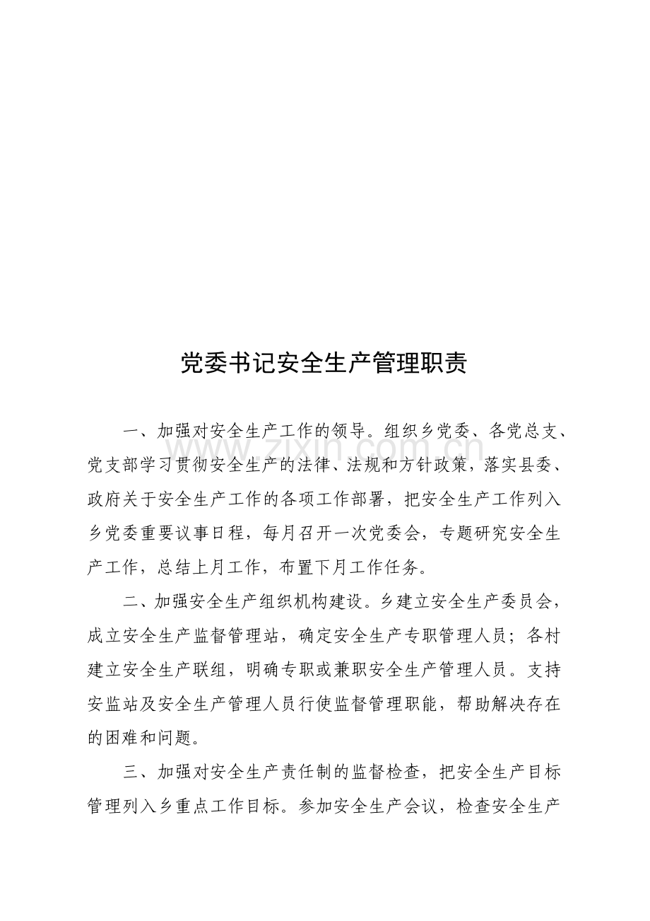安全生产管理工作十项职责.doc_第2页