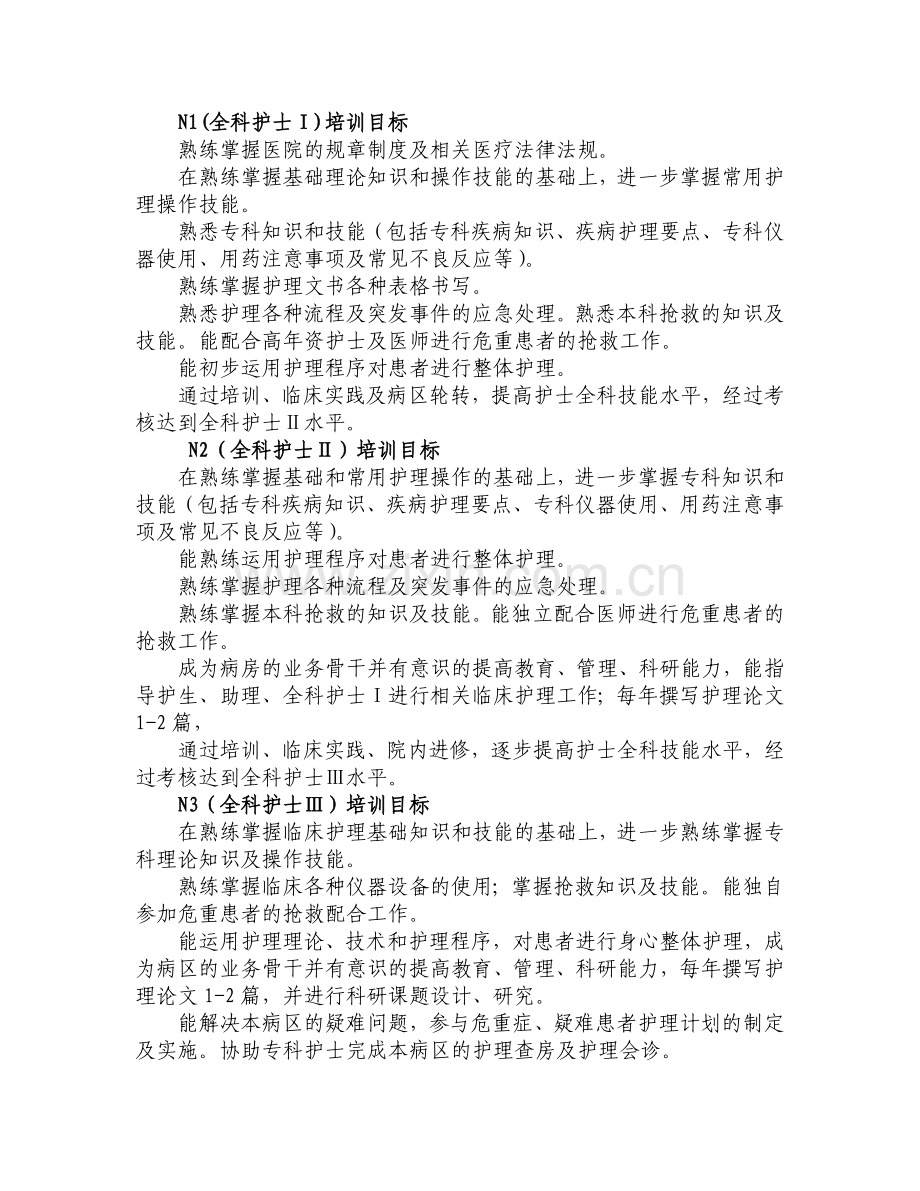 护理人员分层级管理制度.doc_第2页