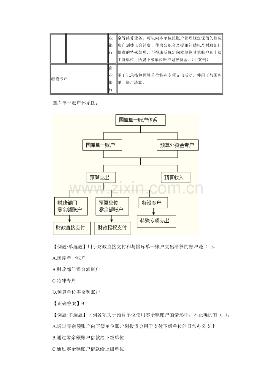 广西会计从业资格考试《财经法规》第四章第三节国库集中收付制度一.doc_第2页