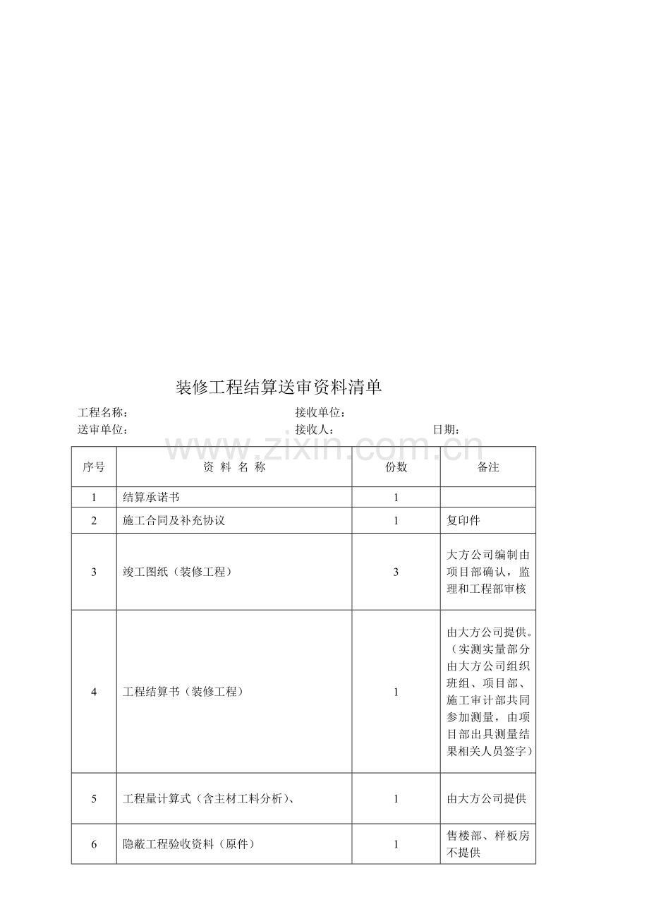审--9.5.20工程装饰结算流程09.5.16修改.doc_第1页