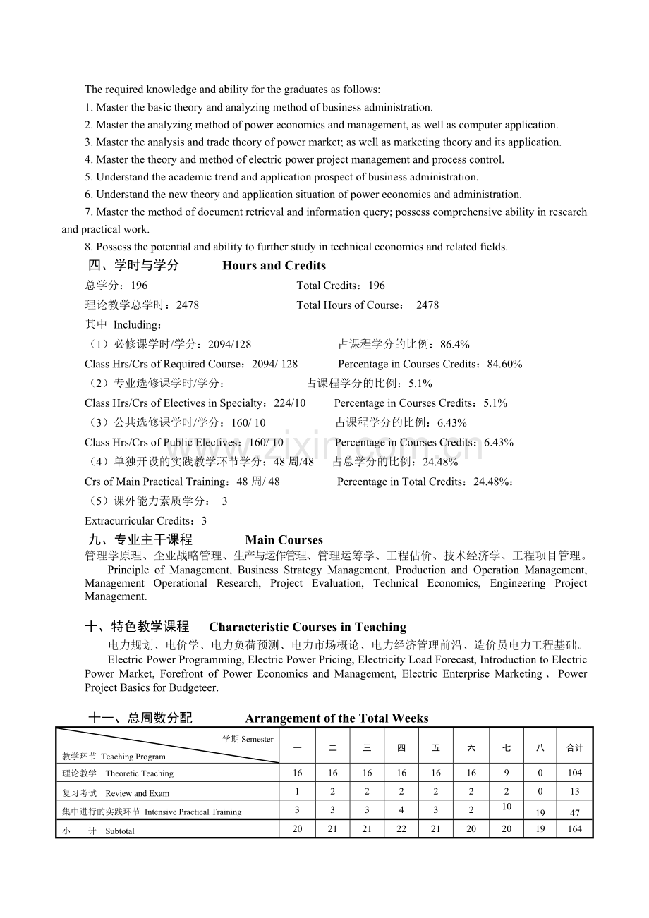 卓越工程师培养计划(工商管理)华北电力大学.doc_第2页