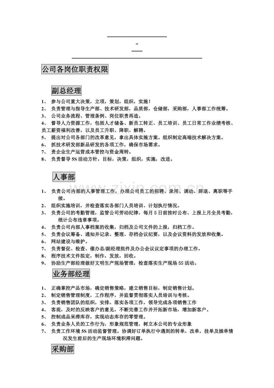 岗位职责权限.doc_第1页