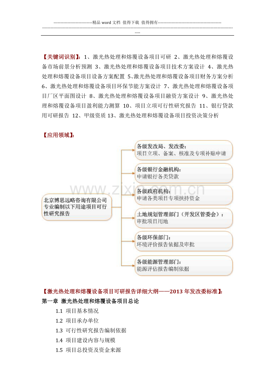 激光热处理和熔覆设备项目可行性研究报告方案(可用于发改委立项及银行贷款-2013详细案例范文).docx_第2页