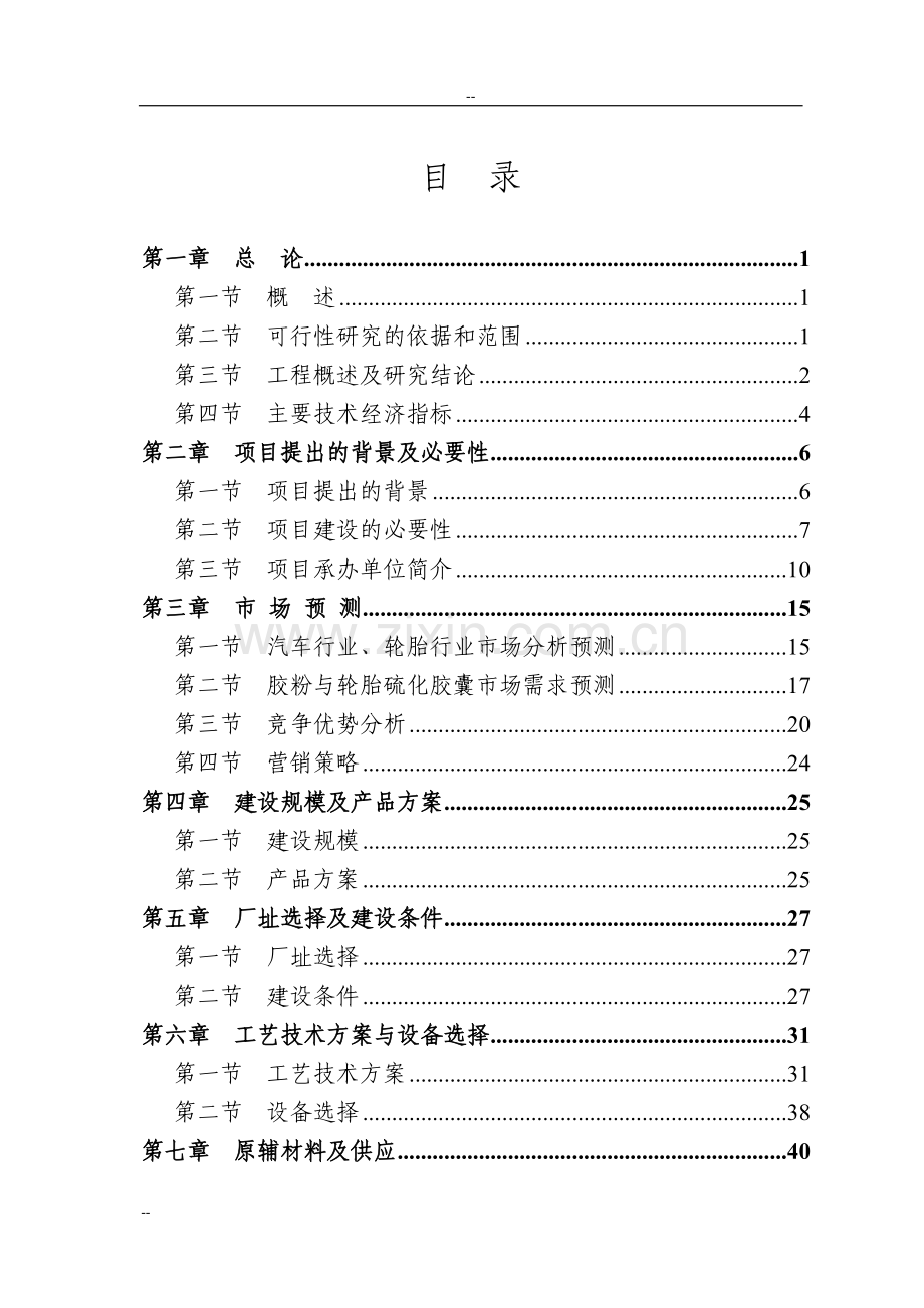 废弃胶囊与轮胎资源化综合利用项目申请立项可行性研究报告-优秀甲级资质可行性研究报告页word.doc_第1页
