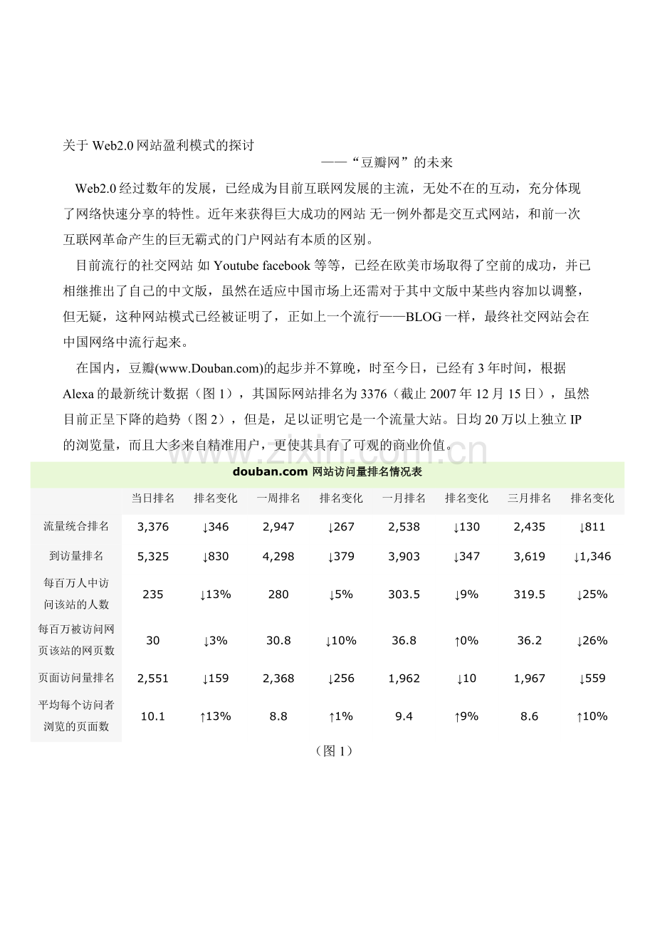 web2.0网站盈利模式分析.doc_第1页
