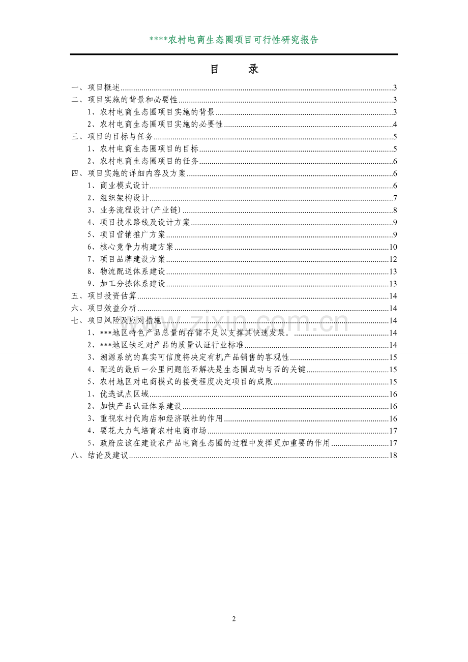 农村电商项目可行性研究报告.doc_第2页