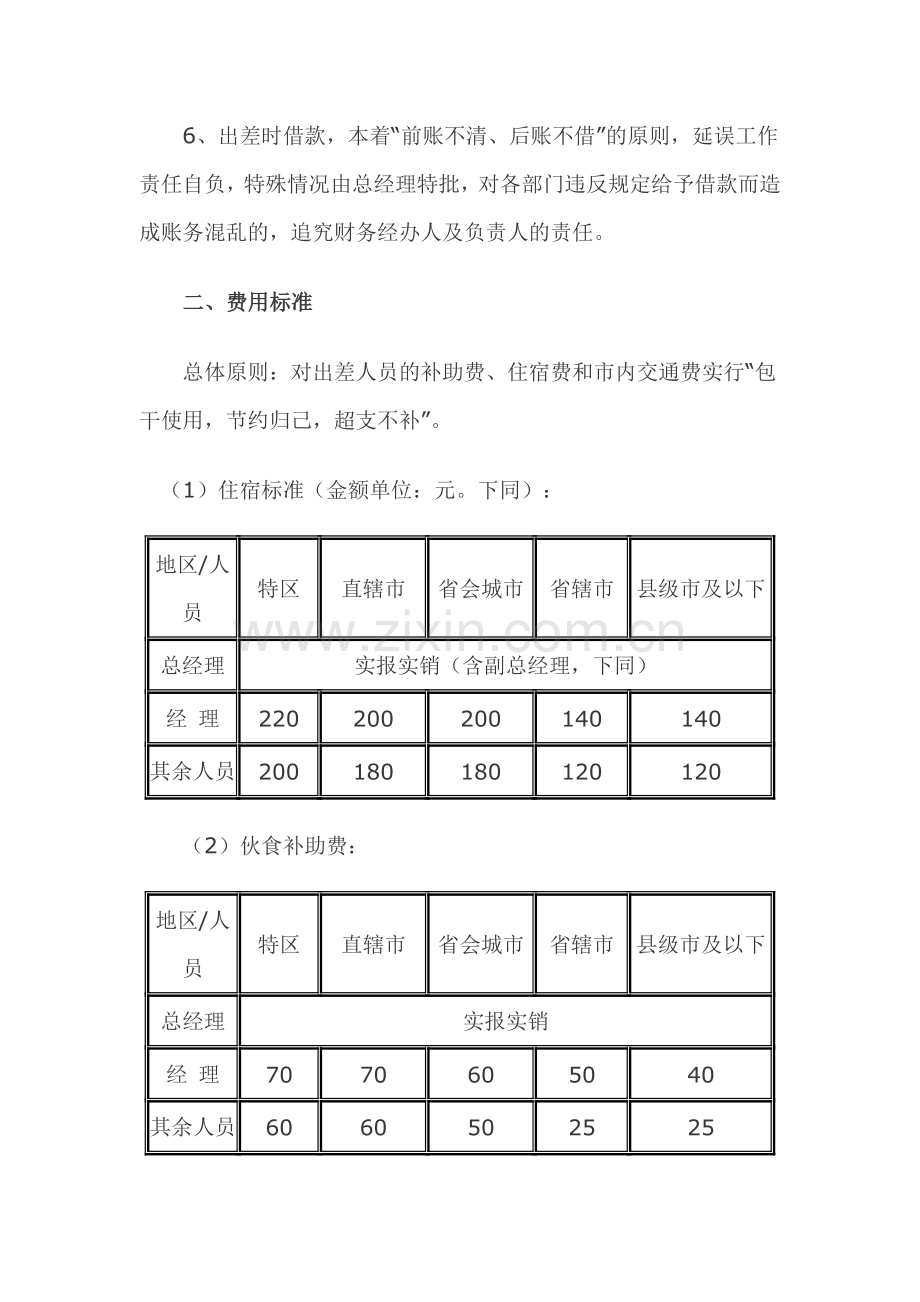 公司差旅费报销管理制度及流程.1.20[1].doc_第2页