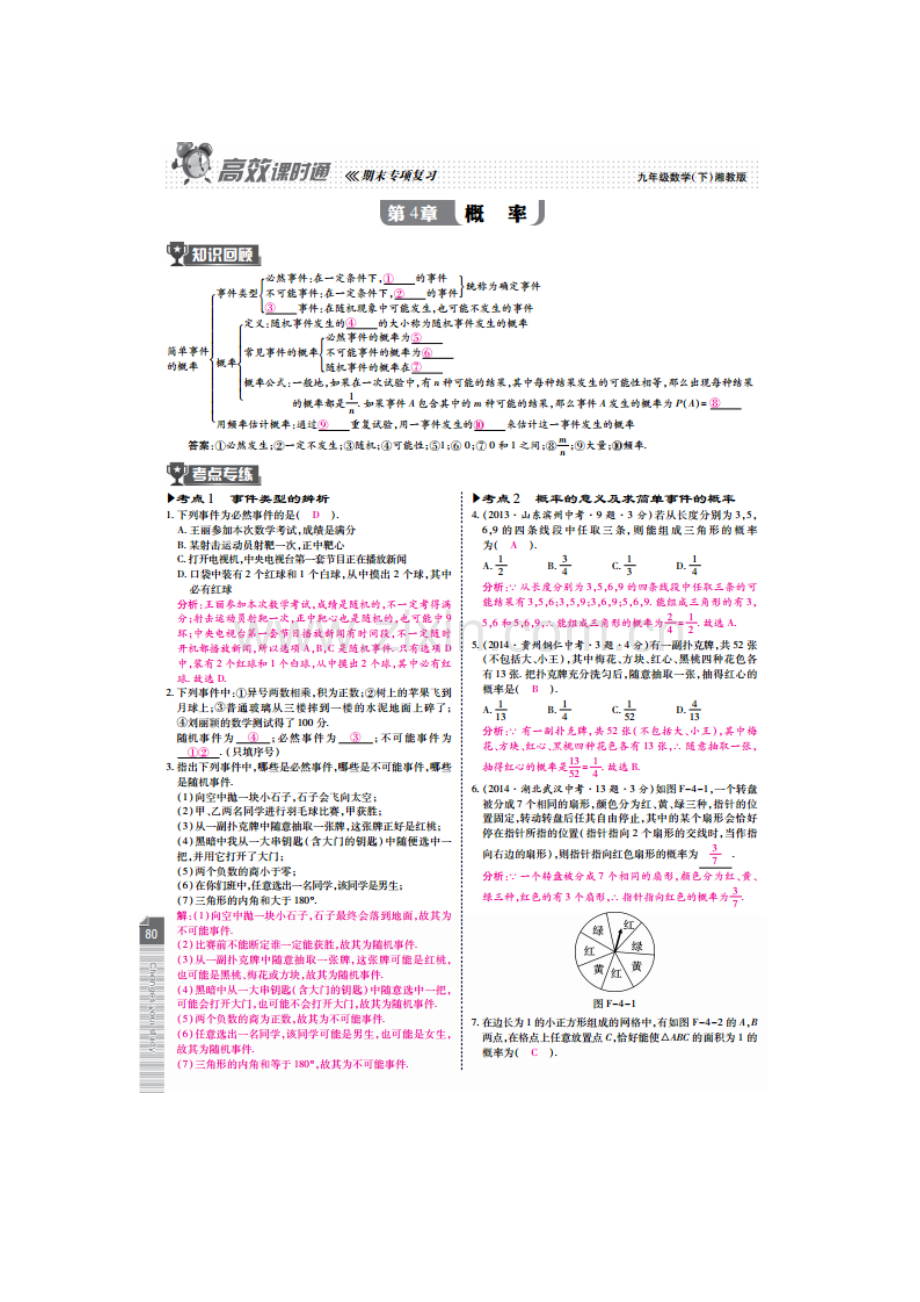 2017届九年级数学下册章节知识点专题训练28.doc_第1页