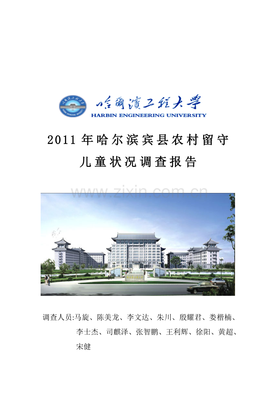 哈尔滨工程大学调研报告可参考模板(Excel数据分析可能无法显示).doc_第1页