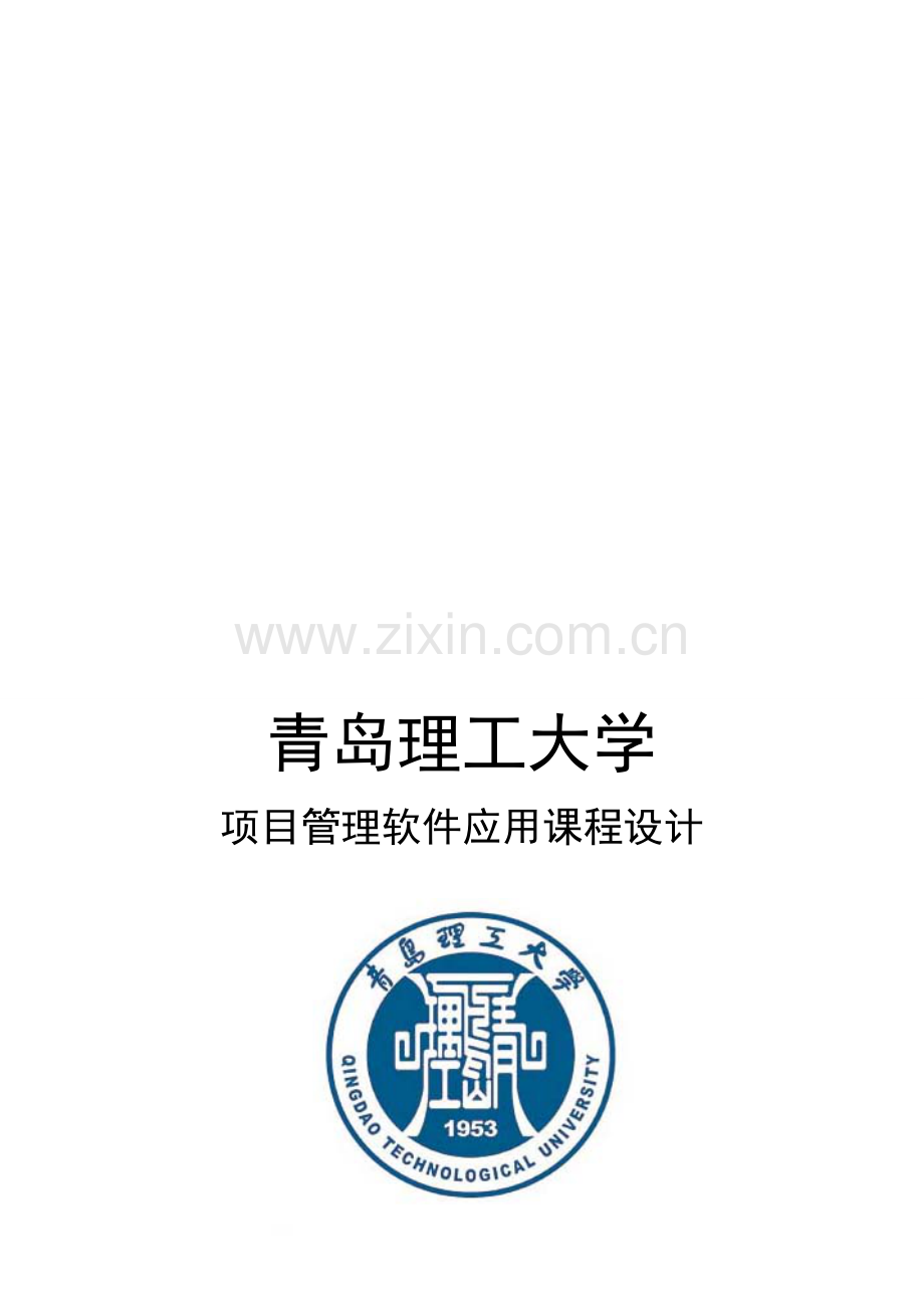 2013项目管理软件应用课程设计要求.doc_第1页