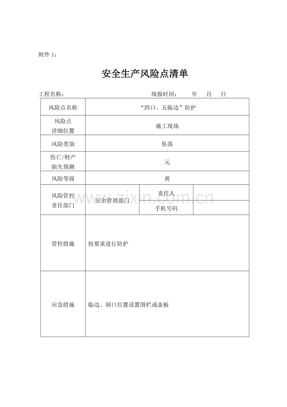 建设工程安全生产风险点清单.doc_第2页