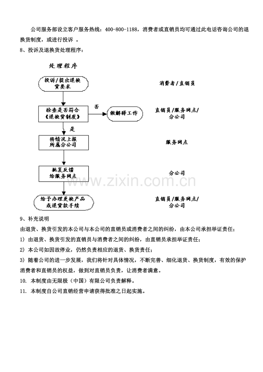 无限极(中国)有限公司退换货制度.doc_第2页