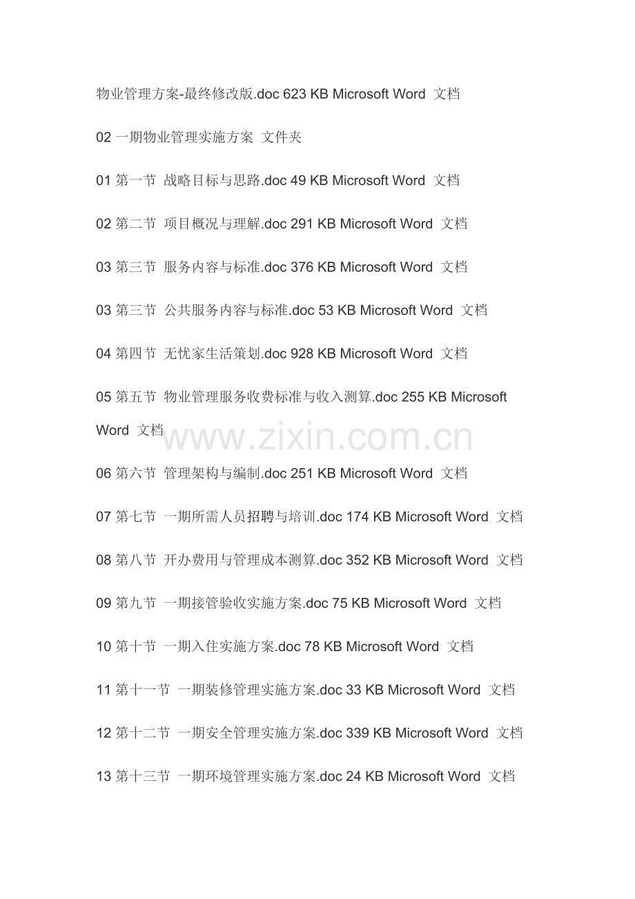 XX住宅小区前期物业管理筹备与实施全集.doc_第2页