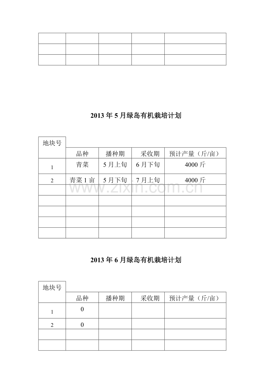 绍兴绿岛2013.3-8月有机生产计划.doc_第2页