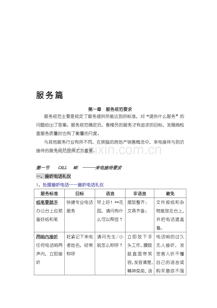 房地产销售服务篇.doc_第1页