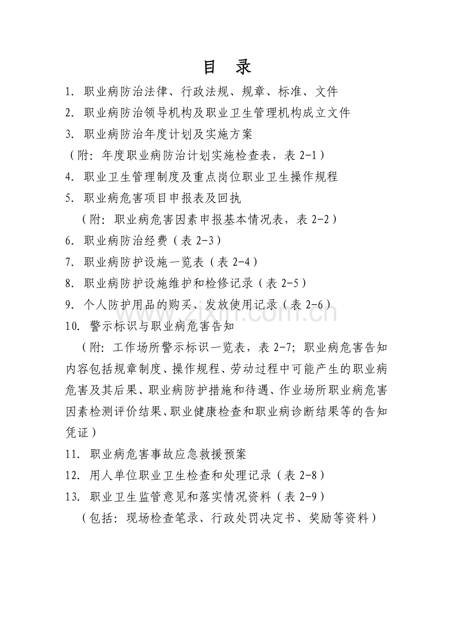 职业卫生管理档案精华版.docx_第2页