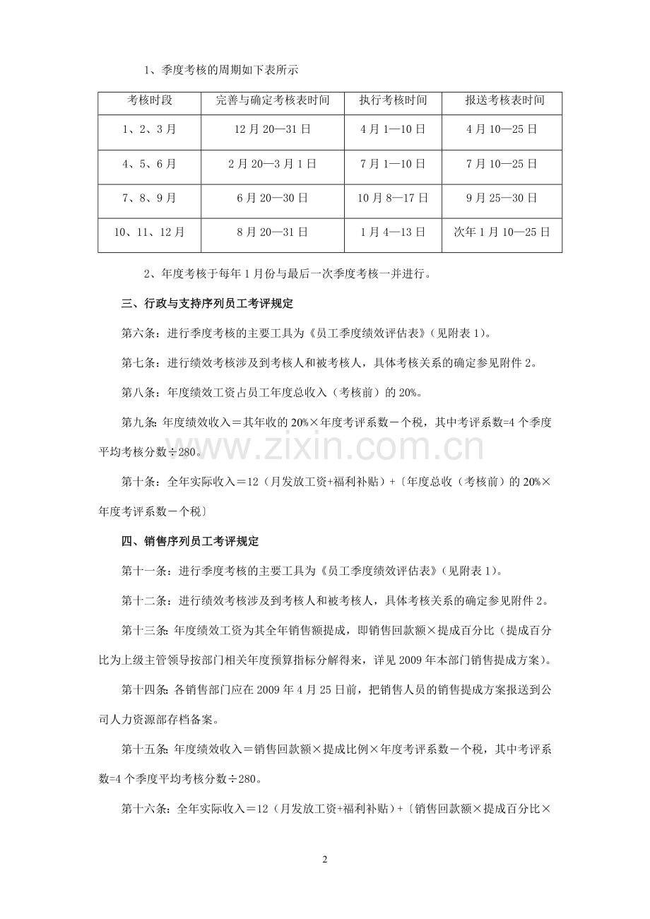 日本企业(中国)公司绩效管理制度.doc_第2页