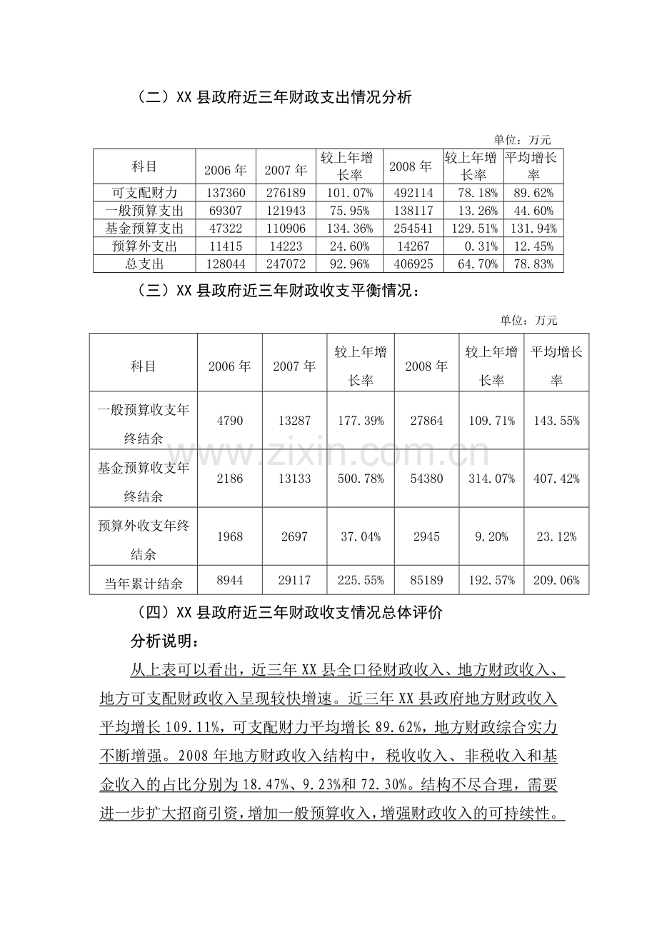 XX县地方财力评价报告(案例).doc_第2页