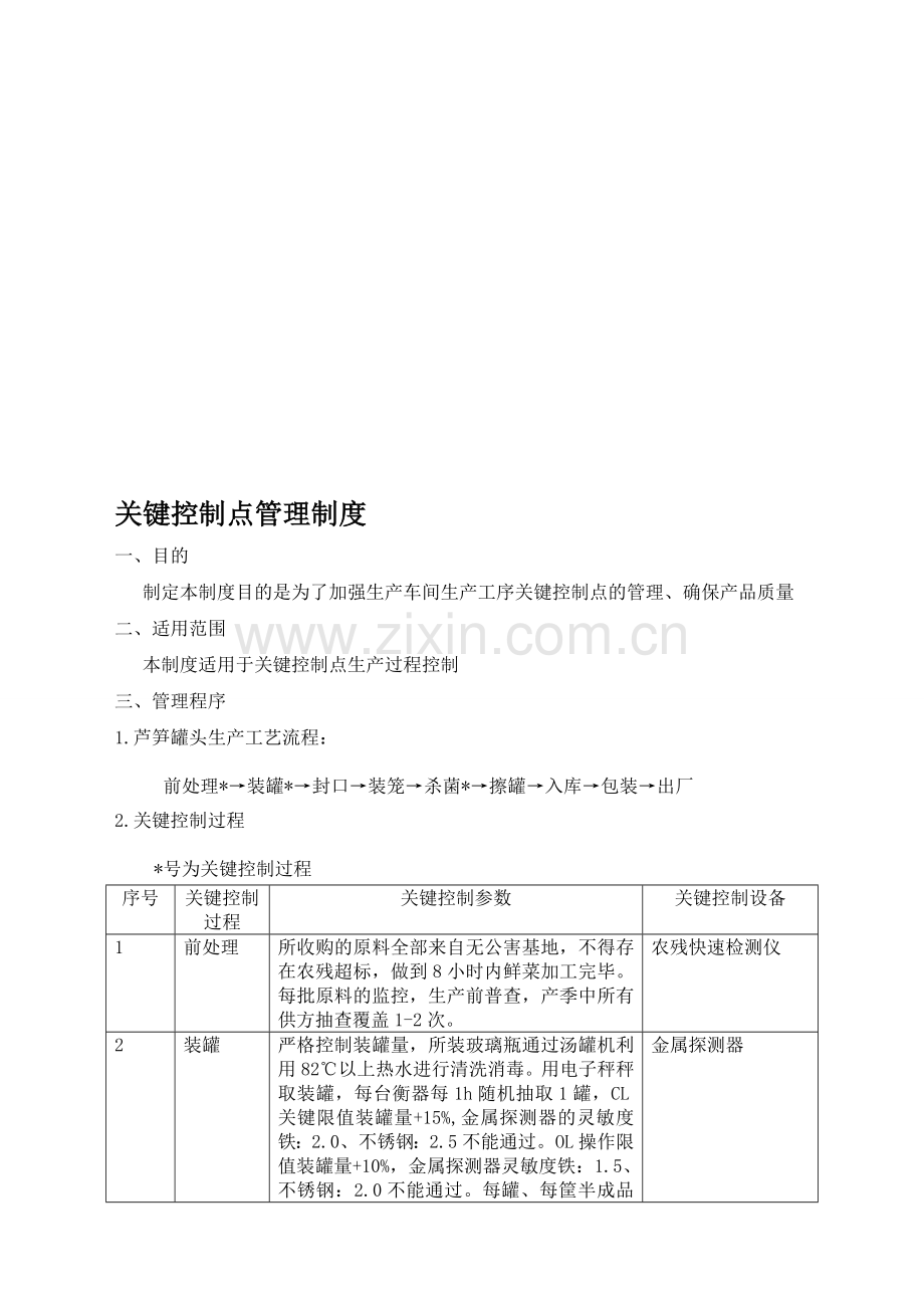 关键控制点管理制度.doc_第1页